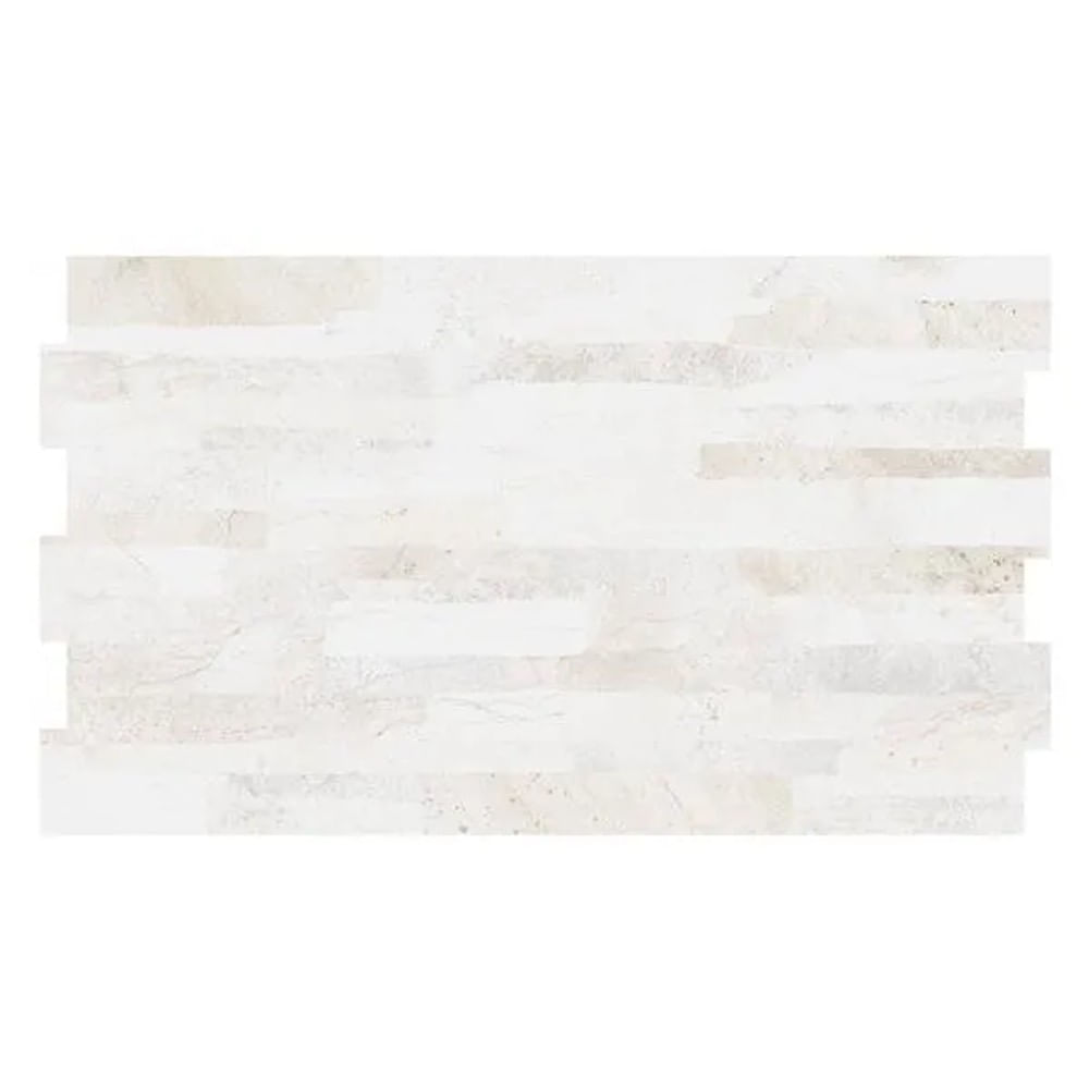 Revestimento Encaixe Oasis Perola Bege Esmaltado 31x54cm Caixa com 1,51 m² Borda reta Savane