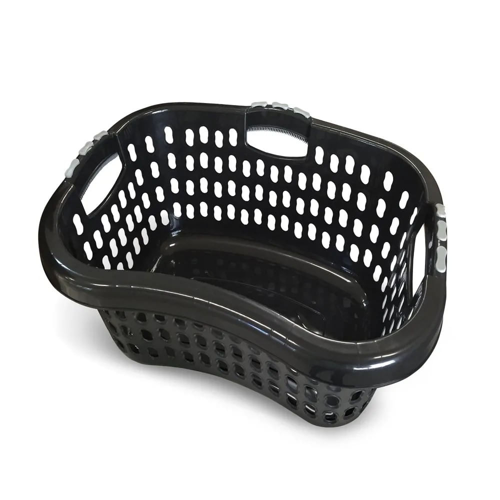Cesto de Roupa Telado Multiuso 32 Litros Preto Arqplast