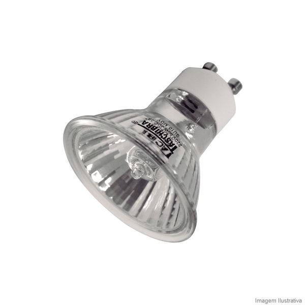Lâmpada halógena 127V 50W GU10 dicróica Taschibra