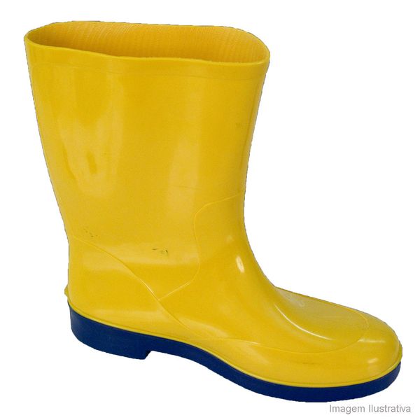Bota de PVC Pro tamanho 42 amarela Dura Plus