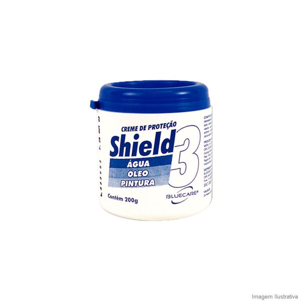 Creme Bluecare Shild 3 água óleo e pintura pote 200g Balaska