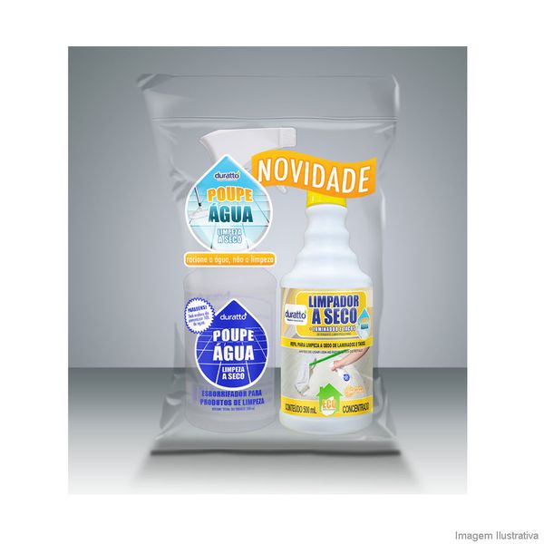 Combo Poupe Água para piso laminado com refil Duratto
