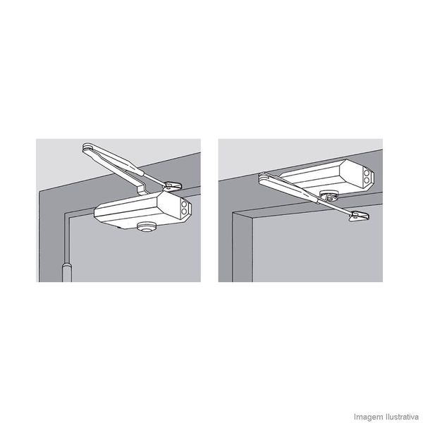 Mola hidráulica aérea TS-Compakt branca Dorma