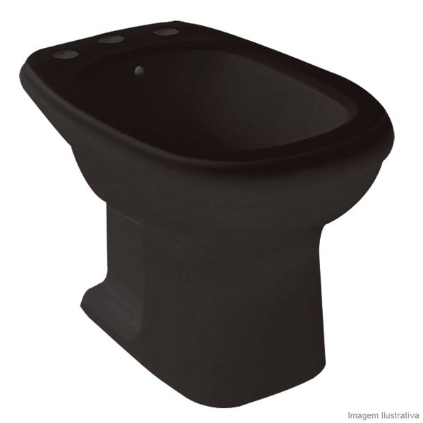 Bidê Sabatini Ib512 Preto Icasa