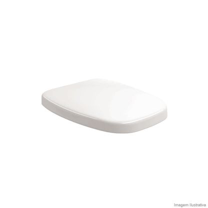 Assento sanitário com slow close termofixo Easy Clean Monte Carlo de creme Deca