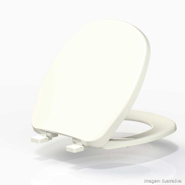 Assento sanitário soft close Aspen Evolution creme Tupan