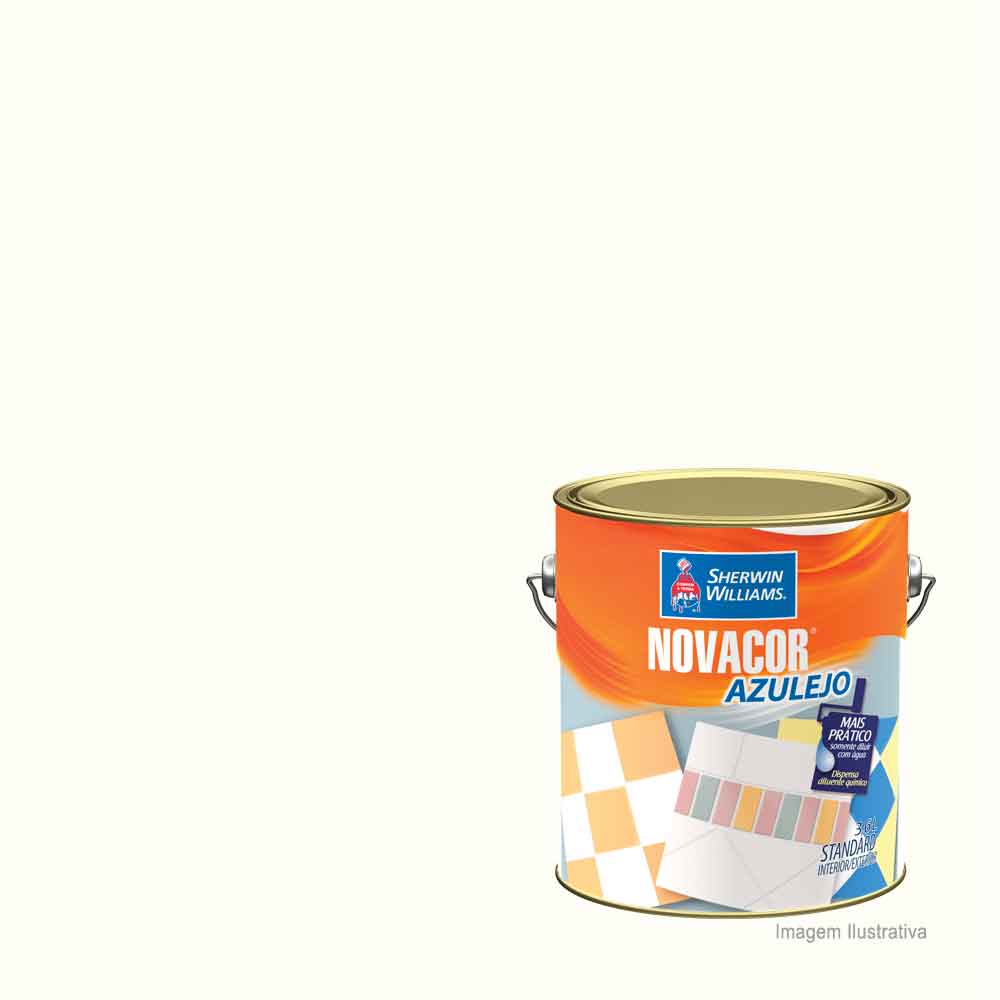 Tinta Branco Gelo A Base De Agua Tinta Novacor Acrilico Acetinado 3 6l Branco Gelo Sherwin Williams