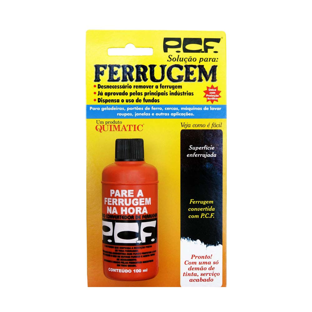 5 técnicas de como remover ferrugem de ferramentas 8 Convertedor de ferrugem Primer 100ml Tapmatic