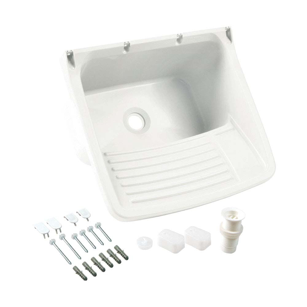 Tanque lavanderia de plastico 24 litros branco Astra