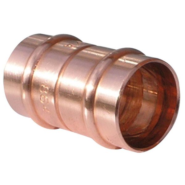 Luva lisa 15" cobre R01 Eluma