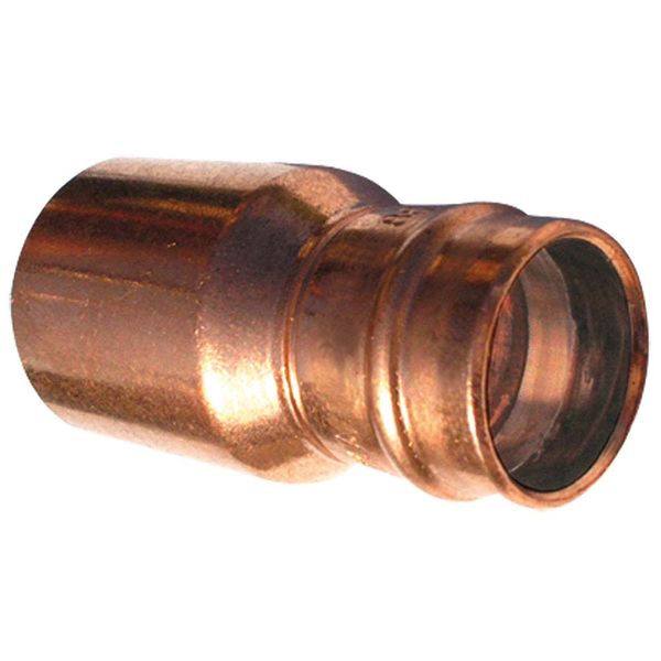 Bucha de redução lisa 3/4"x1/2" de cobre R06 Eluma