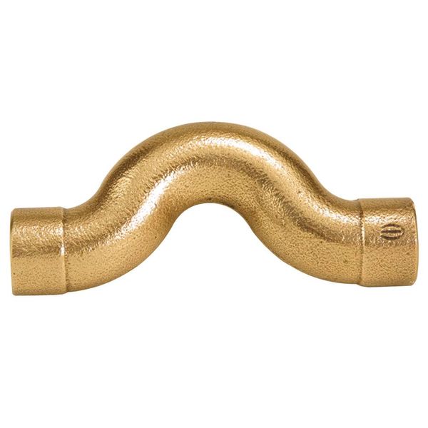 Curva de transposição 22" bronze R40 Eluma