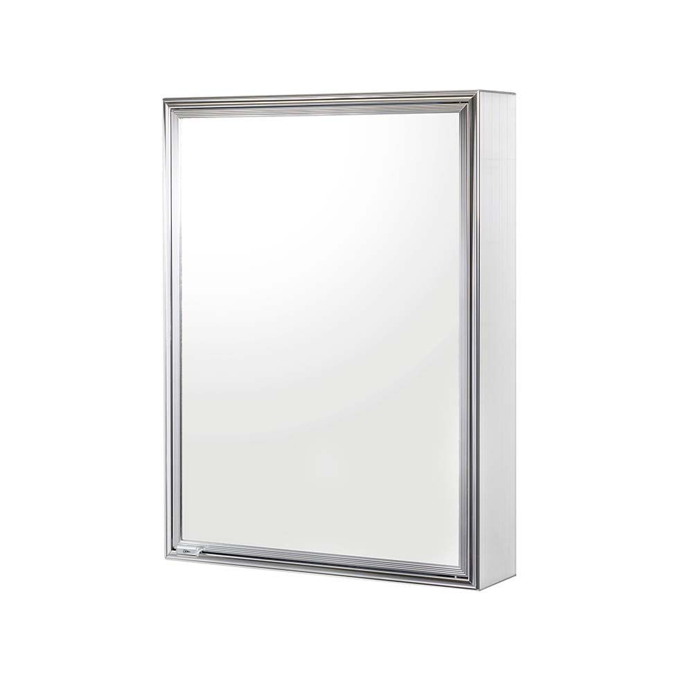 Espelheira de sobrepor Cristal 1105 3 44x585cm branco Cris Metal