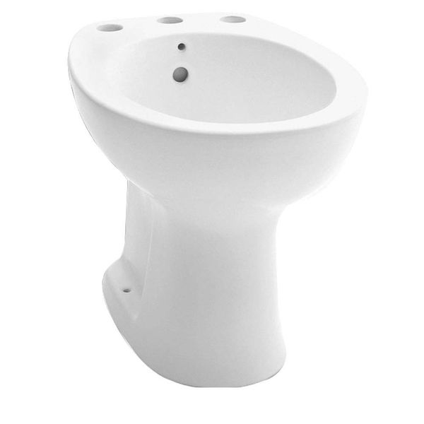 Bidê Furos Com Ducha Com Ladrão Azaléa Branco Celite
