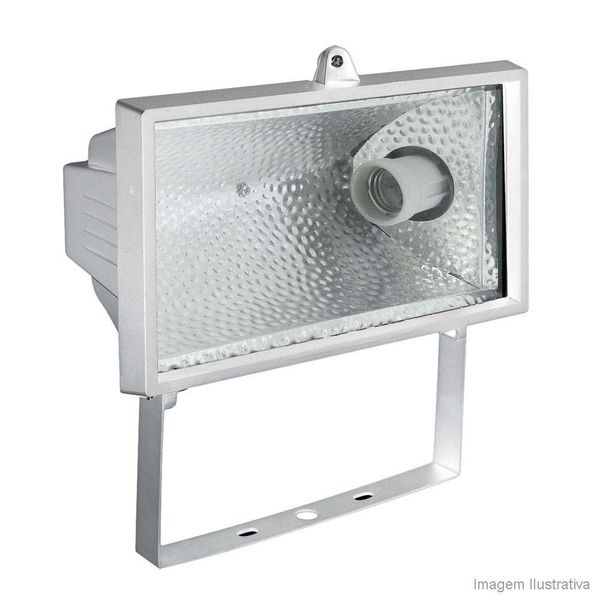 Refletor Externo E27 de alumínio branco Bronzearte