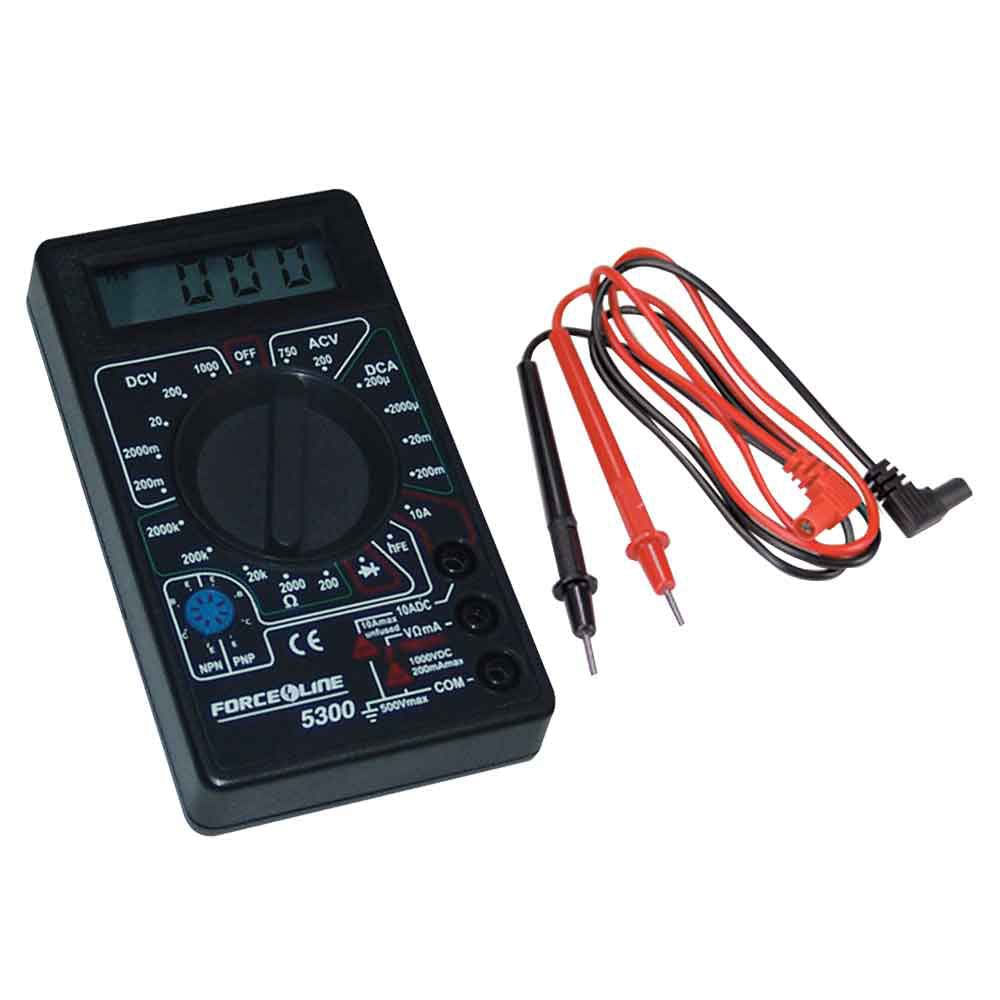 Voltagem 110V ou 220V? Entenda as diferenças e saiba o que é melhor para sua casa 6 Multimetro digital modelo 5300 Forceline