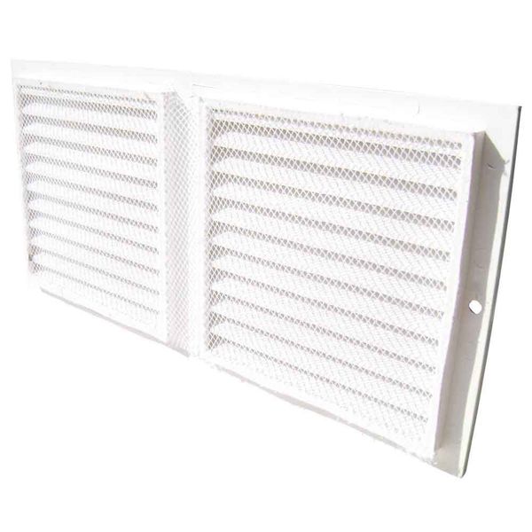 Grade de Ventilação WDB Retângular 35X20cm com Tela Branca