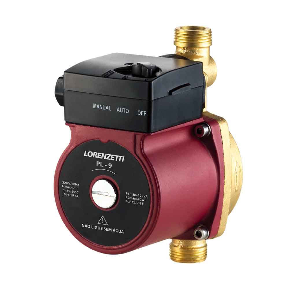 Pressurizador de agua PL 9 127V Lorenzetti