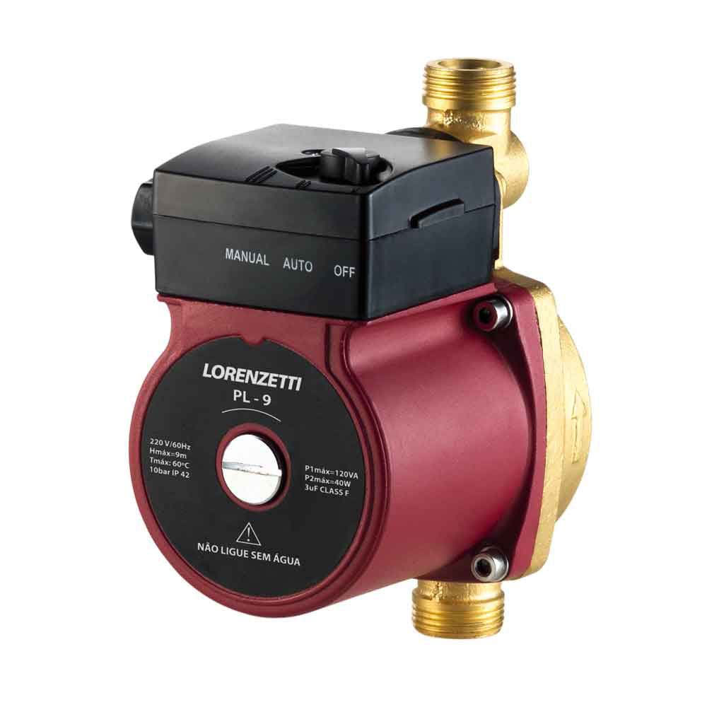 Como funciona o pressurizador de água 8 Pressurizador de agua PL 9 220V Lorenzetti