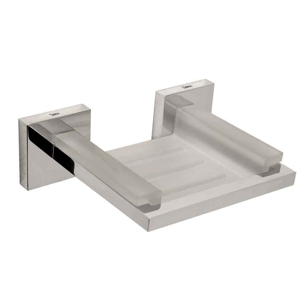 Saboneteira cromada para parede Clean Deca (7894200167259)