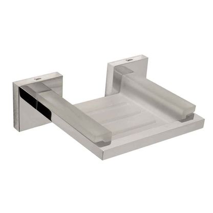 Saboneteira cromada para parede Clean Deca