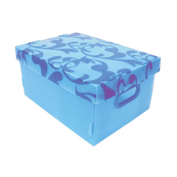 Caixa organizadora Clean Color grande azul Boxgraphia