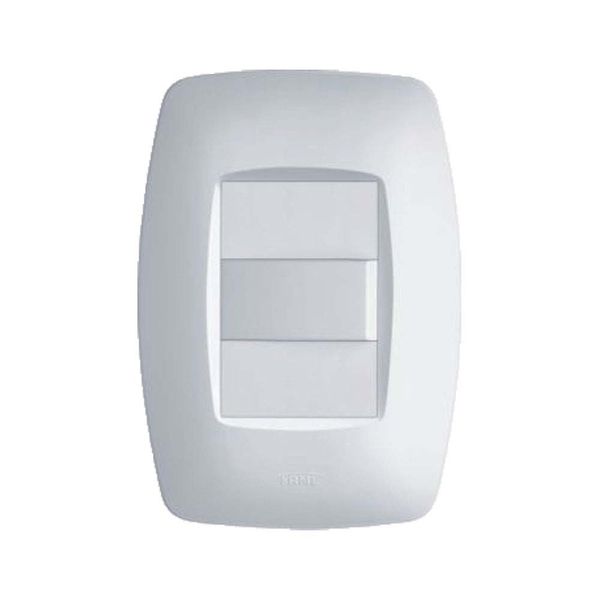 Conjunto montado de interruptor simples 10A 250V com placa Elegance Fame