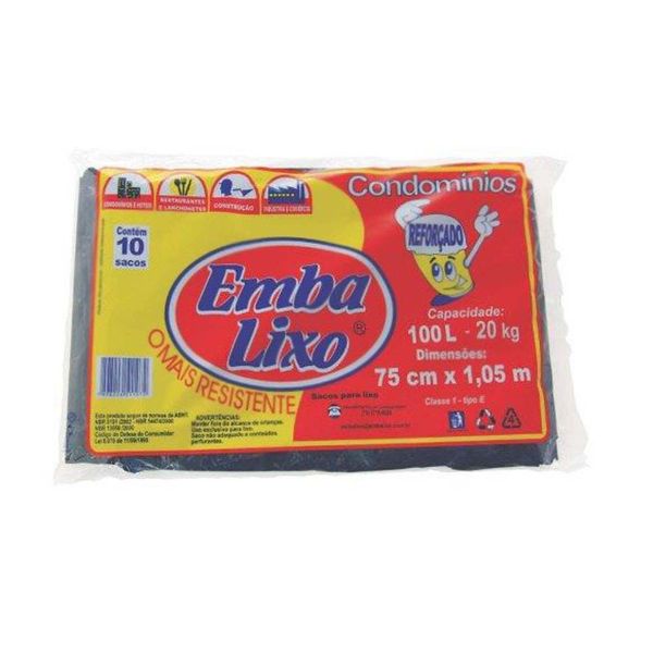Saco de lixo 100L Embalixo