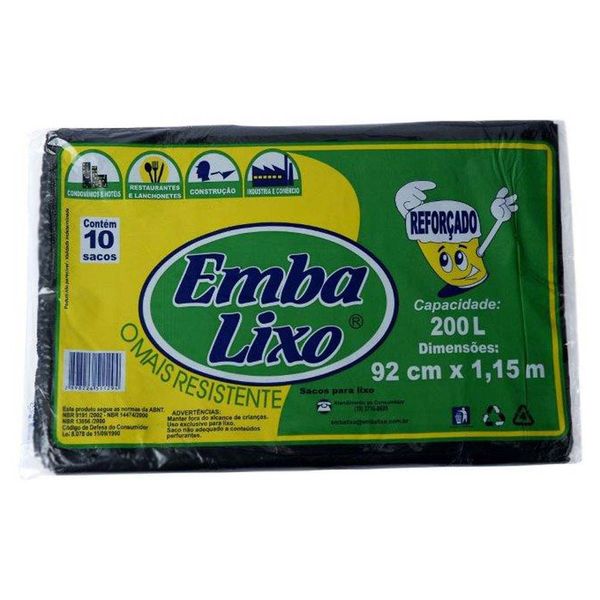 Saco de lixo 200L Embalixo