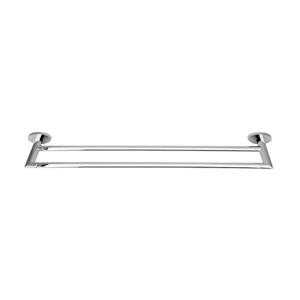 Porta toalha cromada dupla Sofisticato 5004 Forusi