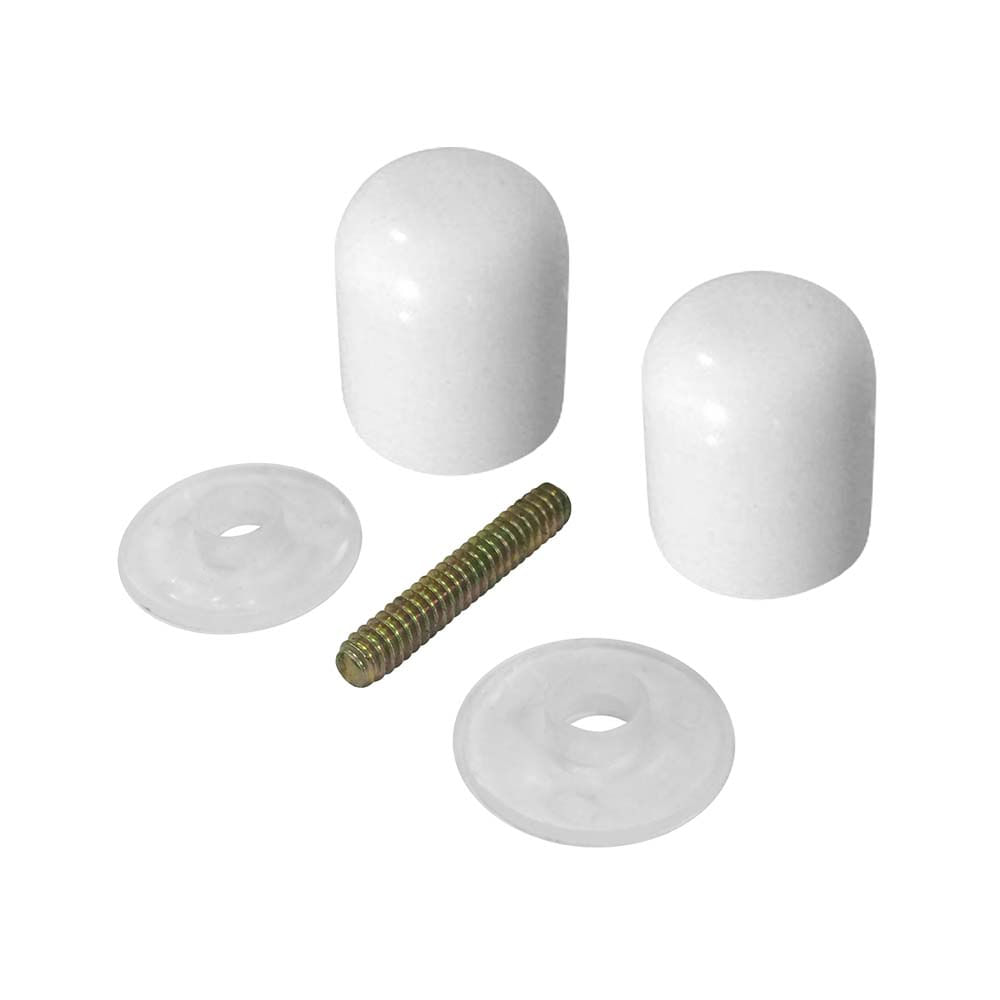 Saiba como limpar box de banheiro de forma rápida e prática 15 Puxador de aluminio para box branco