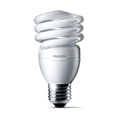 Lâmpada eletrônica fluorescente Mini Twister 220V 20W 2700K luz suave Philips