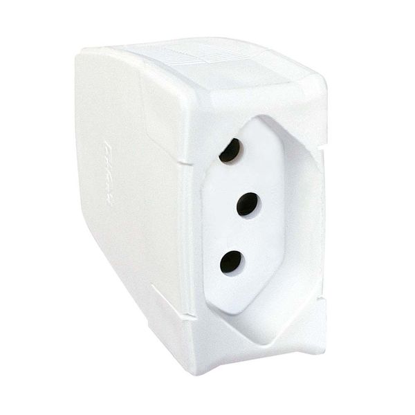 Prolongador Profissional Com Prensa Cabo De Até 8mm 2pt 10a 250v~ Branco 6158536 Pial Conect Legrand