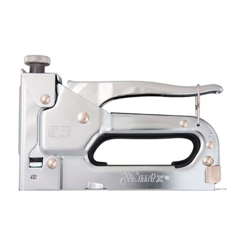 Conheça 7 tipos de alicates de eletricista para ter no seu kit 14 Grampeador manual de metal Profissional com ajuste de pressao