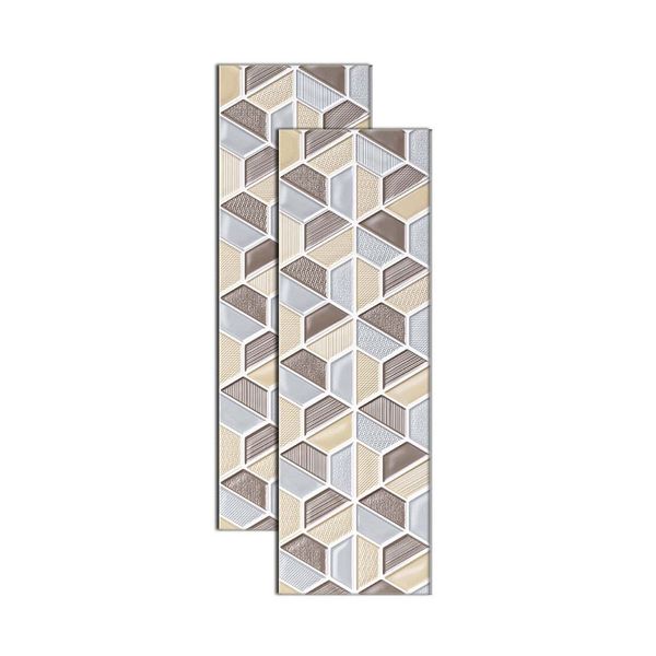 Faixa Inserto Criative brown 30x90,2cm Incepa