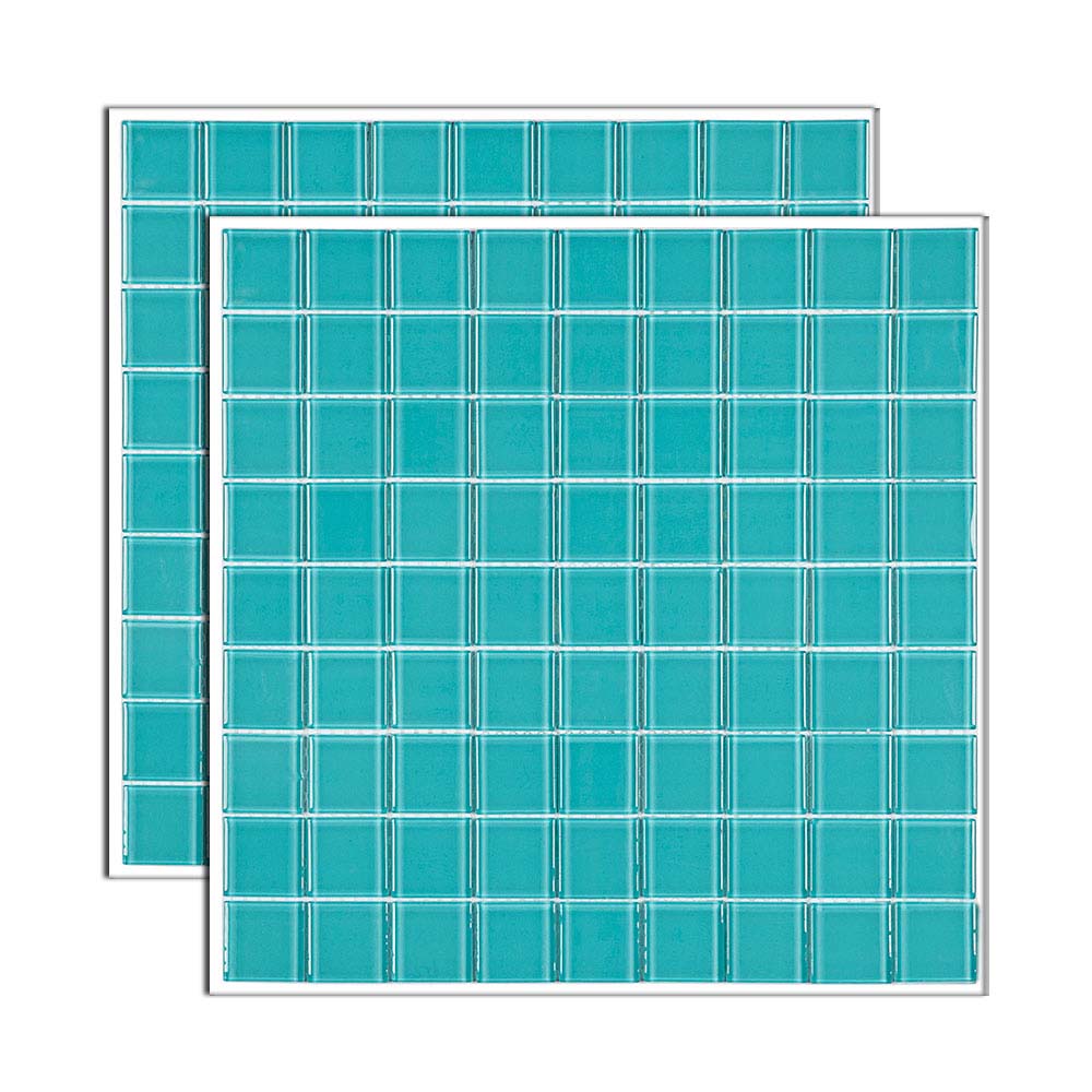 Tipos de acabamento: saiba tudo sobre o assunto 5 Pastilha de vidro Cristal placa 292x292cm verde Glass Mosaic