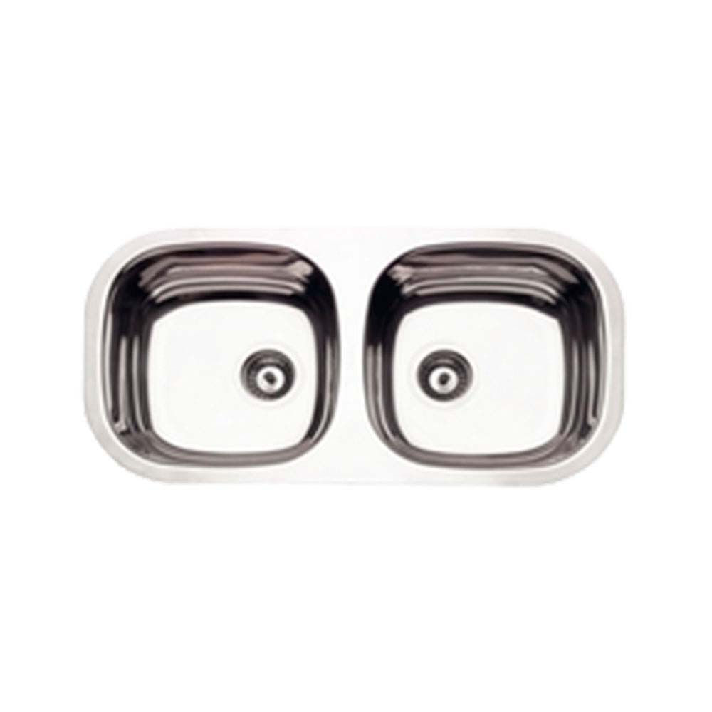 Cuba Dupla De Inox Perfecta 78x40cm Retangular Horizontal Tramontina Cuba Dupla De Inox Perfecta 78x40cm Retangular Horizontal Tramontina