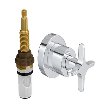 Acabamento Deca para Registro 1/2,3/4 e 1 Pequeno Flex Cromado