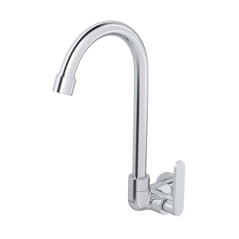 Cooktop na cozinha: dicas de instalação 3 Torneira para cozinha de parede bica movel Flex Plus 1168C21 DN15 20 cromado Deca