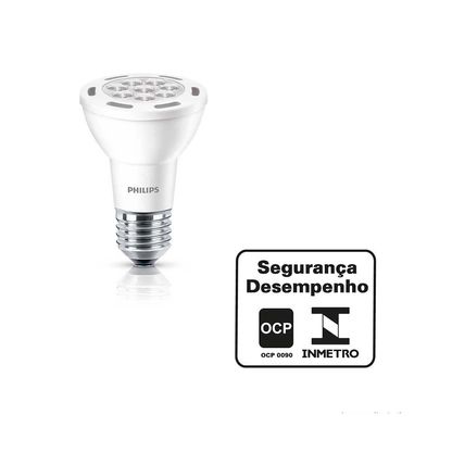Lâmpada LED PAR20 6.5 50W 100-240V amarela Philips