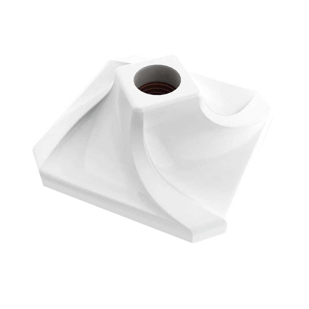 Plafonier Spiralle Startec quadrado E27 branco (7898419460637)