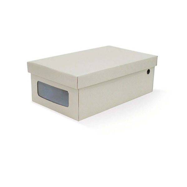 Caixa organizadora com visor retangular para sapato fendi Boxmania