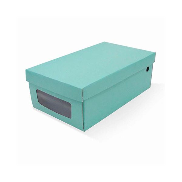 Caixa organizadora com visor retangular para sapato acqua Boxmania