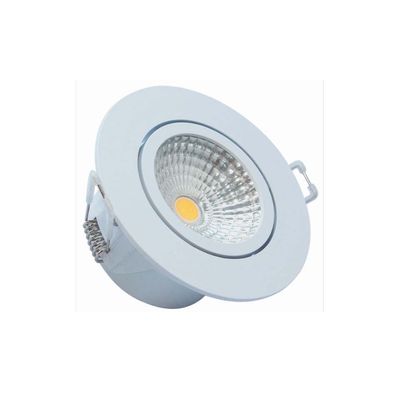 Embutido de alumínio Easyled redondo 8,9x8,9cm LED 3W 6K branco