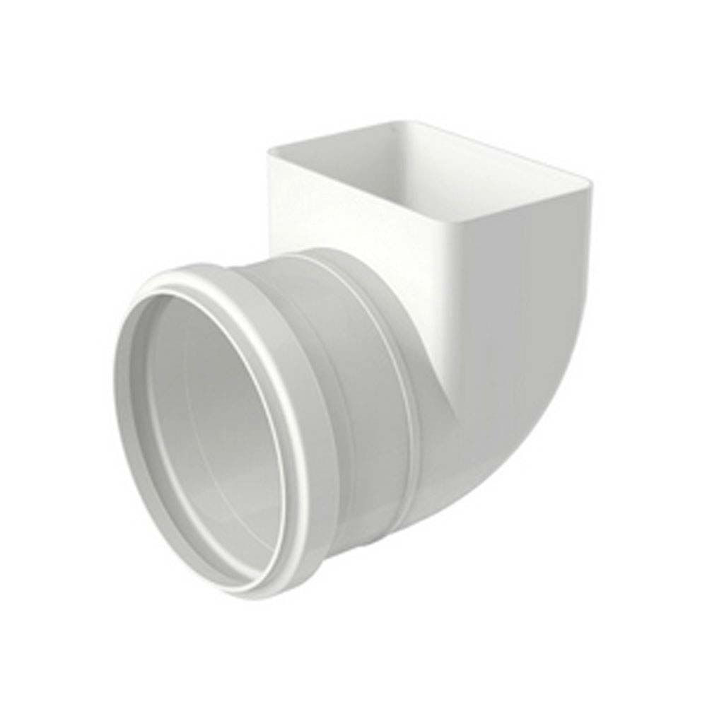 Benefícios e diferenciais das soluções articuladas para o sistema de esgoto 9 Joelho de transicao Aquapluv Style 88x65x100mm Tigre