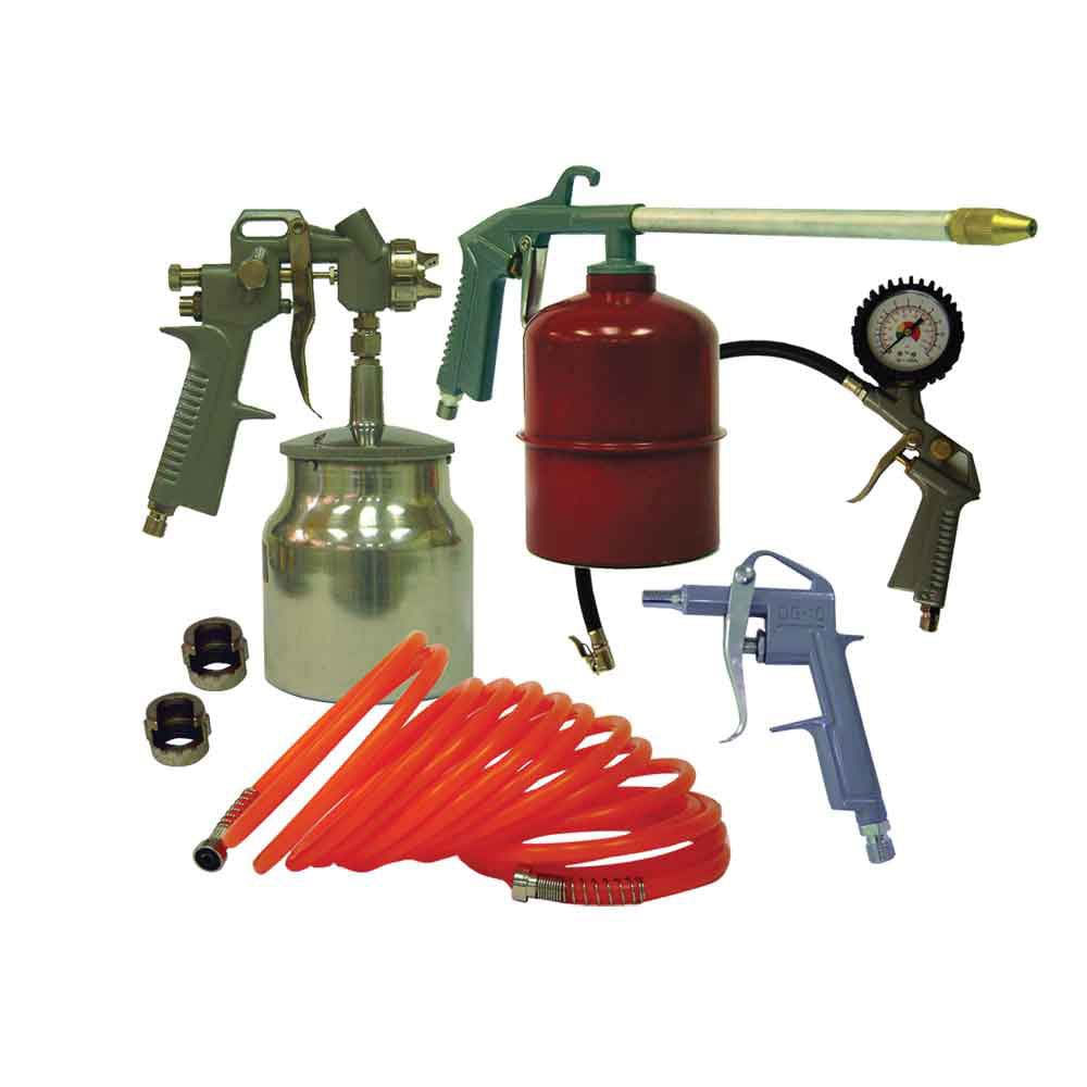 Como escolher compressor para pintura: guia completo 8 Kit Compressor de Ar Ferrari