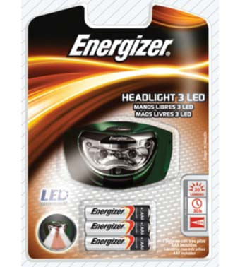 Lanterna Mãos Livres 3 LEDS 3AAA Energizer