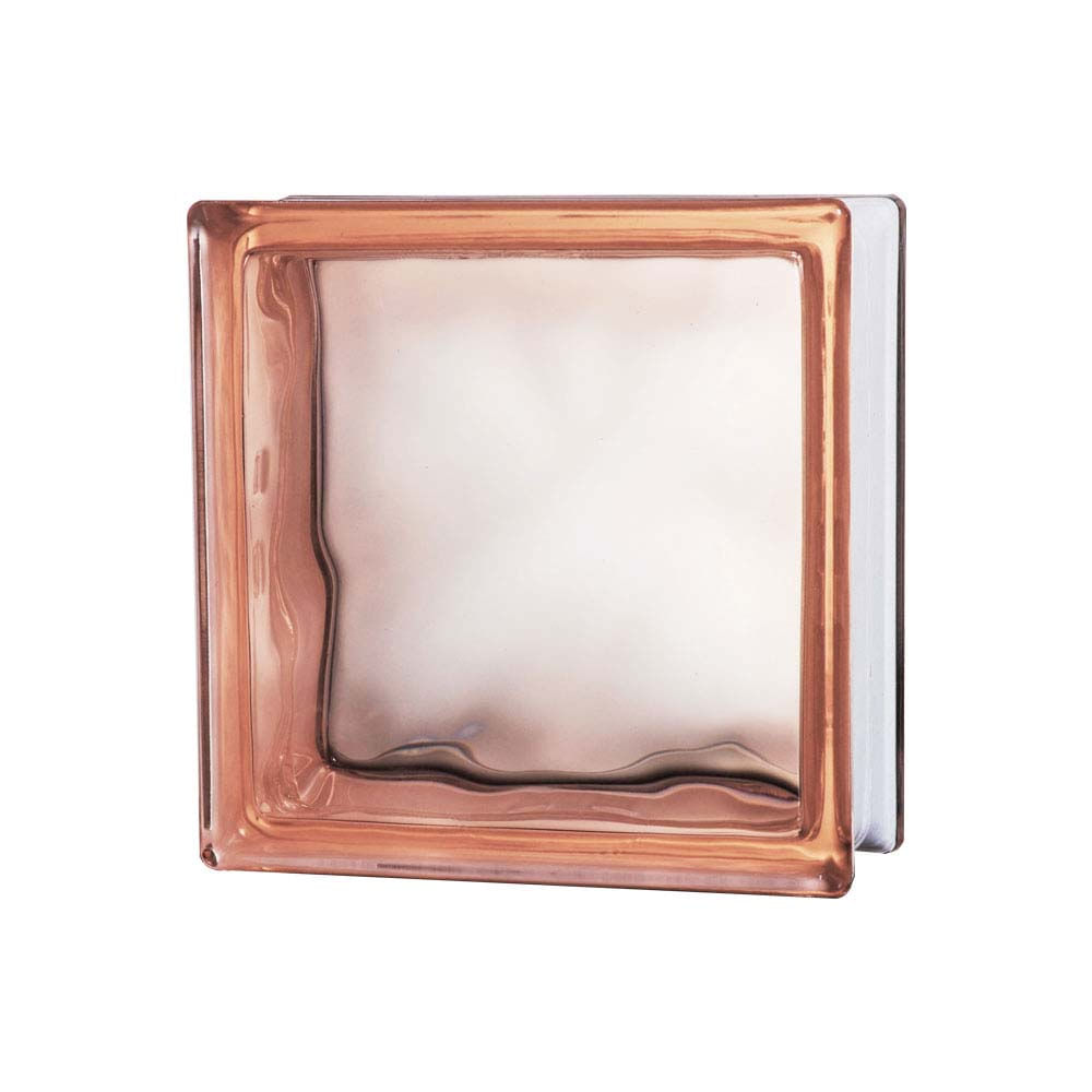 10 dicas de como decorar a sua casa com blocos de vidro 16 Bloco de vidro 19x19cm rosa Exclusivo Telhanorte