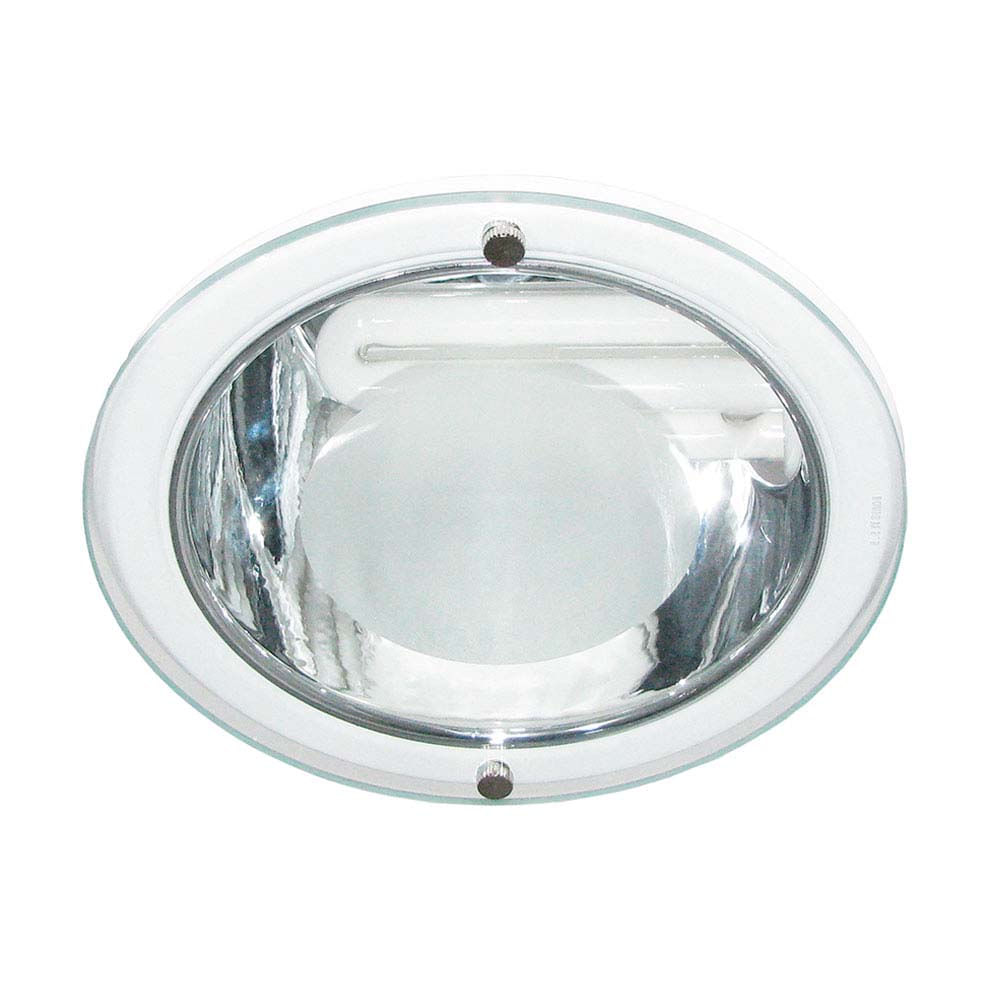 Confira tudo sobre as luminárias da Coleção Casulo 10 Luminaria de embutir para 1 lampada 20W 168x168cm branca Bonin