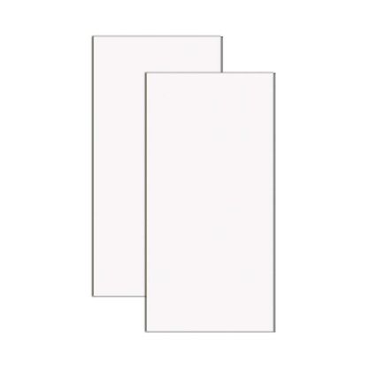 Revestimento de parede retificado 45x90cm Diamante brilhante branco Eliane